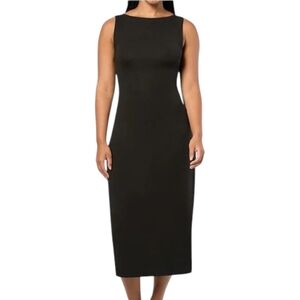 WeWoreWhat Boat Neck Midi Dress